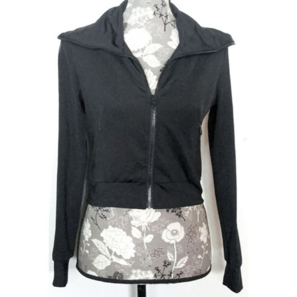 bebe Tops - PH8 by bebe Black Jacket w/Sequin Sleeve Sz XS